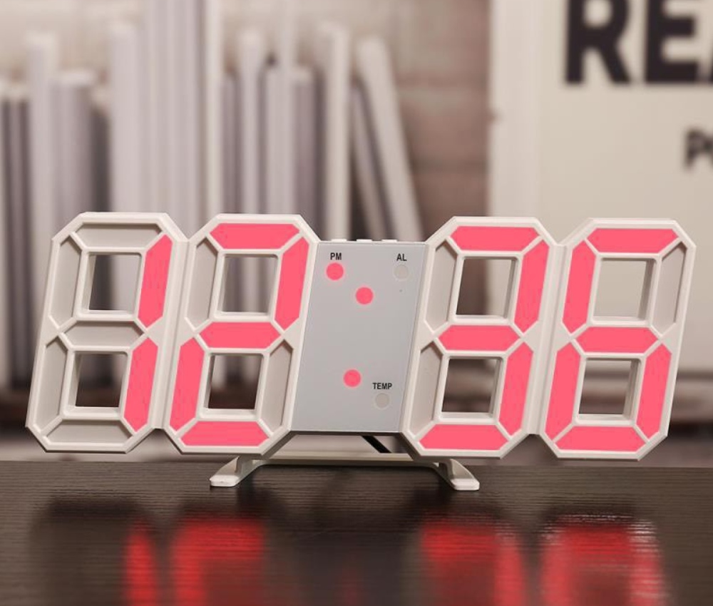 Vì sao nên chọn đồng hồ Led để bàn 3D làm quà tặng?